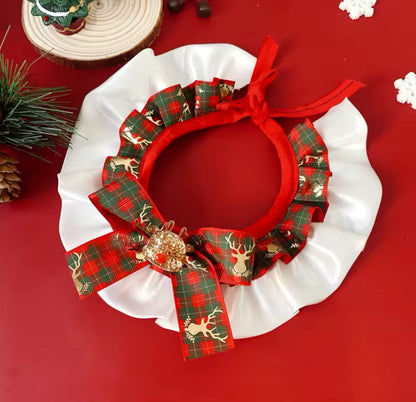Angel Christmas Dog Bandana – Reindeer Holiday Accessory for Dogs