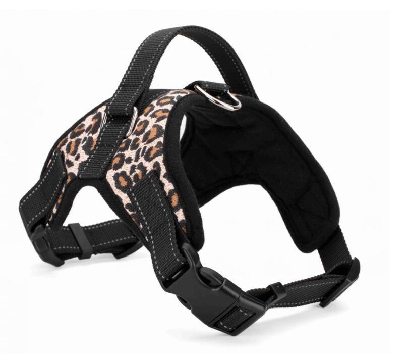 Adjustable Dog Chest Harness With Optional Accessories