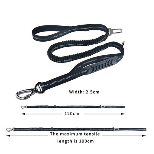 Adjustable Dog Leash Nylon Reflective Safety Belt Pet Training Lead Leashes Outdoor Walking Rope for Large Dogs Pets Accessories